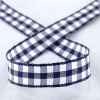 Лента с рисунком клетка SAFISA, 11 мм, 25 м, цвет 15, темно-синий. Арт 469-11мм-15             