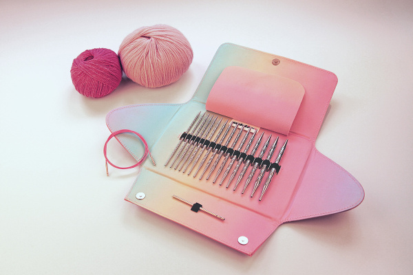 Набор круговых спиц со сменными лесками addiClick Unicorn Laсe Long. Арт 720-2