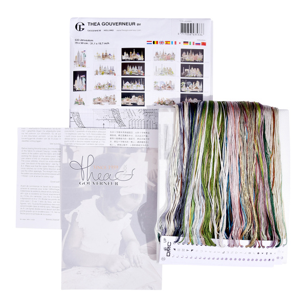 Набор для вышивания "Иерусалим", канва аида 18 ct. Арт 533A