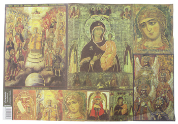 Карта для декупажа "Иконостас". Арт DFGS003