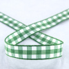 Лента с рисунком клетка SAFISA, 11 мм, 25 м, цвет 25, зеленый. Арт 469-11мм-25             