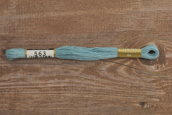 Мулине COSMO однотонный цвет  563       . Арт 25-6/563       