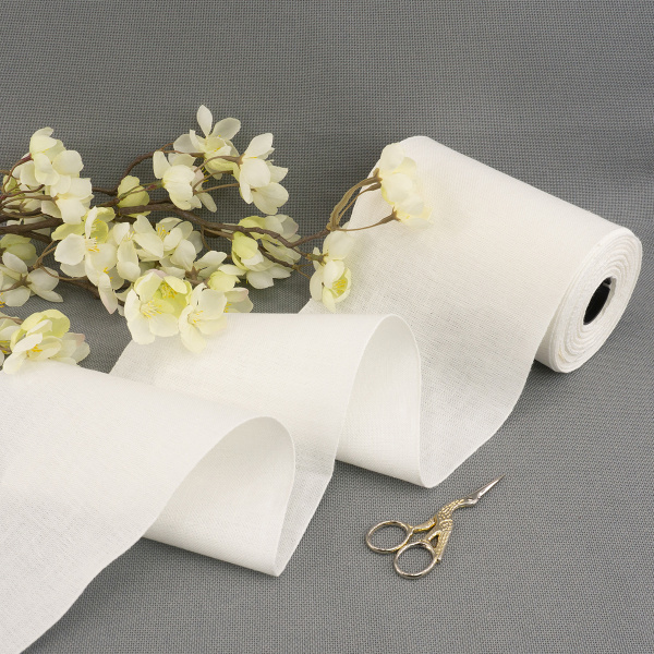 Лента канвовая Leinen для вышивания 30 ct ширина 16 см. Арт 72022/16cm/1