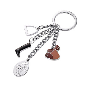 Брелок TROIKA "Лошадиное счастье". Арт KR13-17/CH