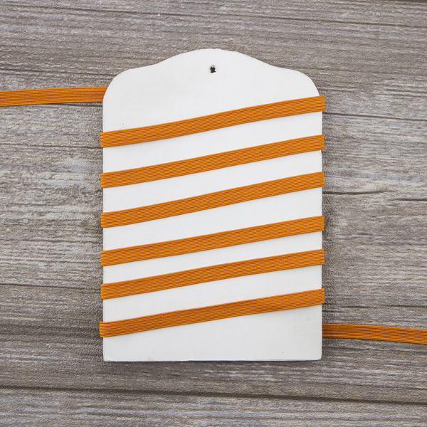 Резинка 6,6 мм, цвет оранжевый. Арт 851113010L4302