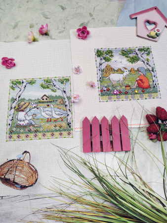 Набор для вышивания  "Козочка". Арт 13.003.67