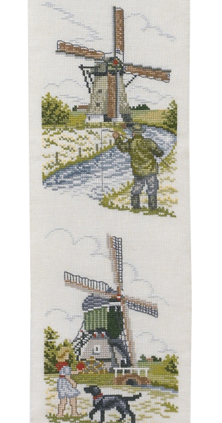 Набор для вышивания "Ветряная мельница, 5 сюжетов". Арт 13-344                  