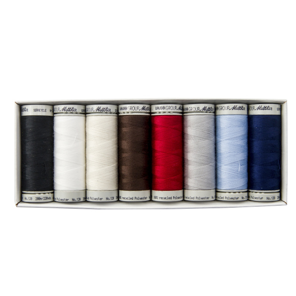 Набор с нитками Seracycle  в подарочной упаковке, 8 катушек. Арт SCY8-KIT