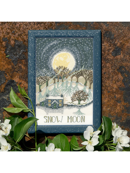 Набор для вышивания "Snow Moon". Арт XDD4