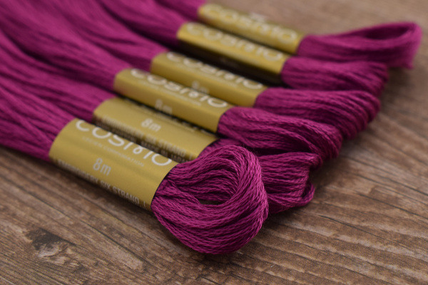 Мулине COSMO однотонный цвет  485       . Арт 25-6/485       