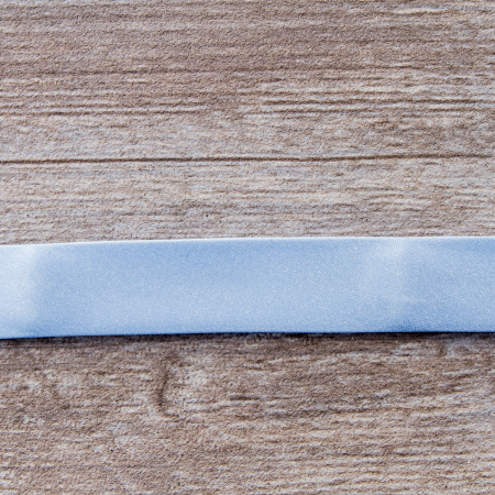 Косая бейка атласная  на блистере SAFISA, 20 мм, 2,5 м, цвет 04, светло-голубой. Арт P06260-20мм-04          