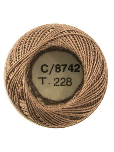 Мулине "Finca Perle"(Жемчужное"), №12,однотонный цвет 8742. Арт 00008/12/8742           