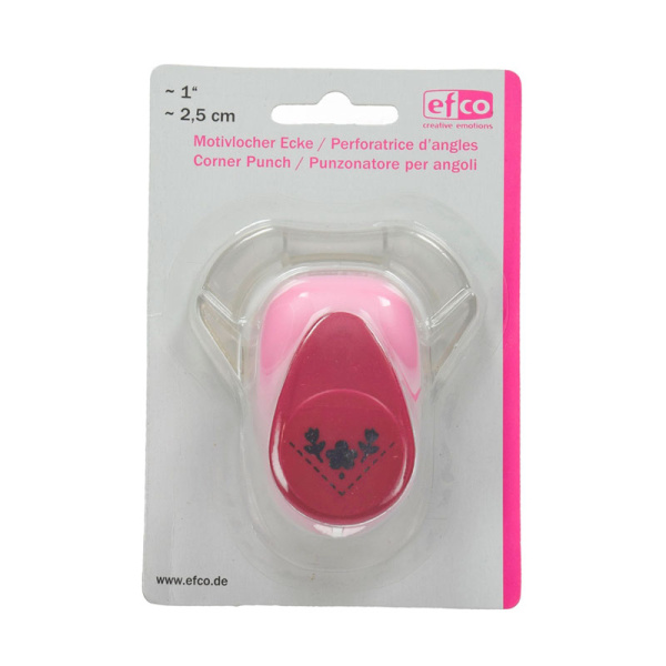 Дырокол угловой "Цветы". Арт 1792030                 