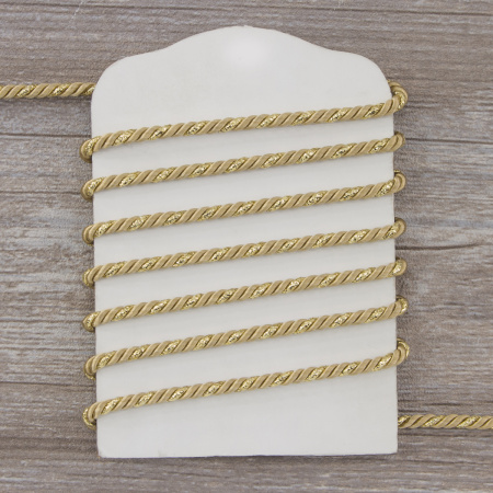 Шнур витой PEGA, бежевый, 4 мм. Арт 845211940DA722          