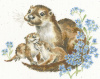 Набор для вышивания "Otterly Adorable". Арт XHD141