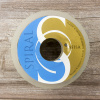 Лента с рисунком SAFISA, 38 мм, цвет зеленый/желтый. Арт 25239-38-02