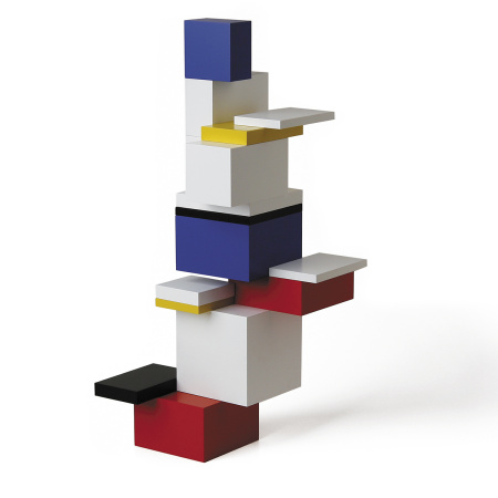 Конструктор дизайнерский NAEF CLASSIC "Modulon" 6+, золотое сечение, дерево, цветной, 16 деталей. Арт 9414