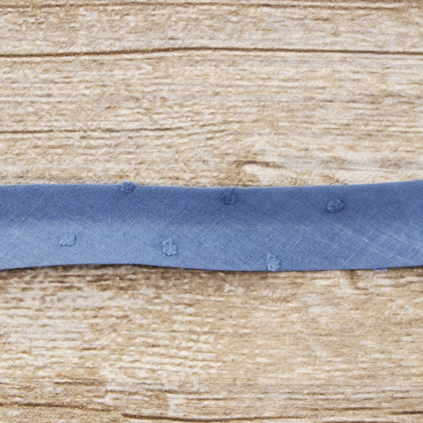 Косая бейка хлопок, 20 мм, 20 м, цвет 95, цвет морской волны. Арт 6552-20мм-95