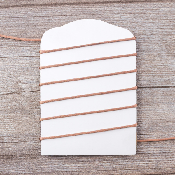 Шнур атласный SAFISA 2 мм, 25 м, цвет 64, молочный шоколад. Арт 462-64                  