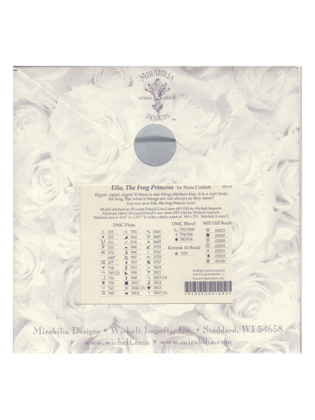 Схема для вышивания MIRABILIA "Элла Царевна-лягушка". Арт MD129