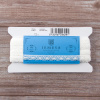 Мерсеризованное хлопковое кружево, 16 мм, белый. Арт 2106/01