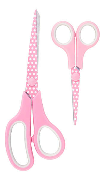 Набор ножниц "Горошки", 21 см, 13,5 см. Арт 377