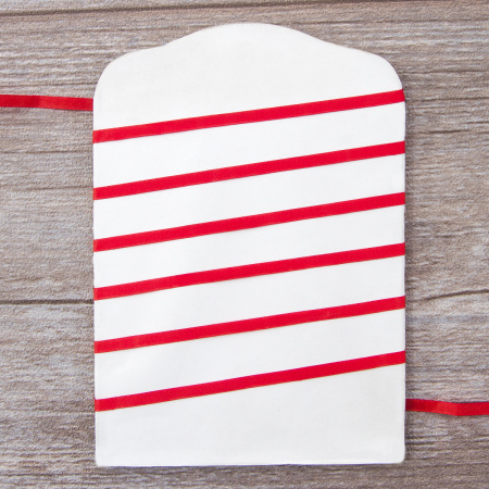 Лента для вышивания SAFISA на блистере, 4 мм, 5 м, цвет 14, красный. Арт P111-4мм-14             