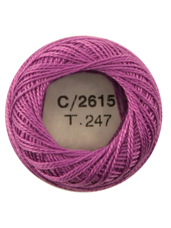 Мулине "Finca Perle"(Жемчужное"), №12,однотонный цвет 2615. Арт 00008/12/2615           