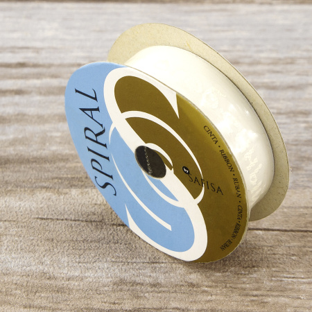 Лента с рисунком SAFISA, арт.P09142R-15мм, 2м, ,цвет 56 кремовый. Арт P09142R-15мм-56         