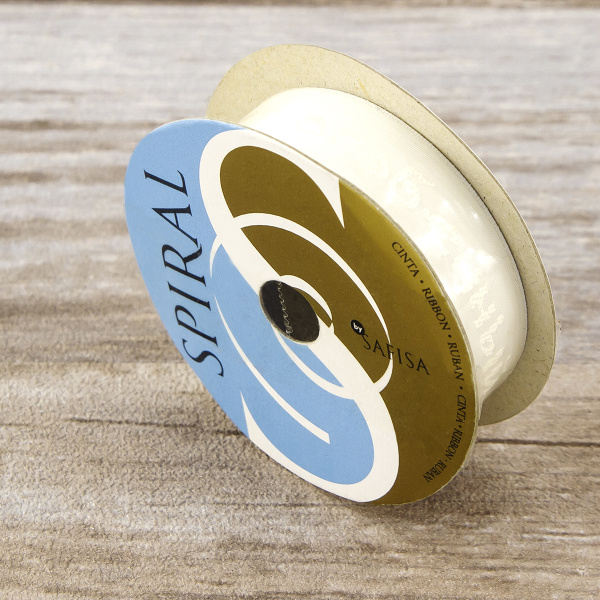 Лента с рисунком SAFISA, арт.P09142R-15мм, 2м, ,цвет 56 кремовый. Арт P09142R-15мм-56         