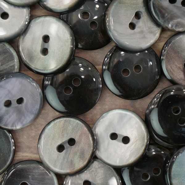 Пуговицы CONCEPT Mother of Pearl, размер 24, полиэстер, цвет COL.2 Tahiti. Арт 75315-024-COL.2TAHITI