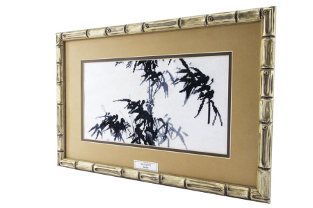 Вышитая картина "Бамбук". Арт Модель 03.018.03