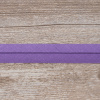 Косая бейка хлопок/полиэстер 20 мм, 25 м, цвет 125, сиреневый темный. Арт 6120-20мм-125           
