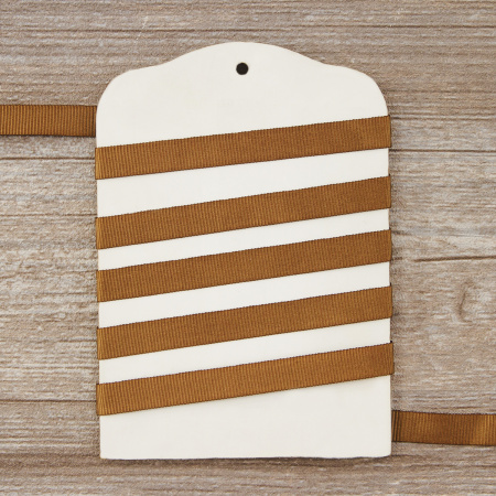 Лента репсовая SAFISA, 10 мм, 25 м, цвет 88 коричневый светлый. Арт 350-10мм-88