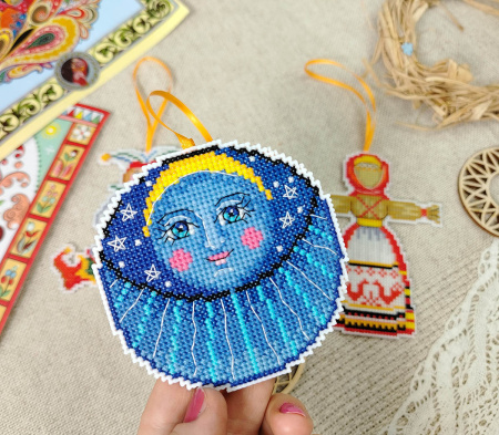 Набор для вышивания на пластиковой канве "Встреча весны". Арт 23.001.05