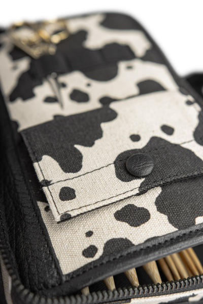 Чехол-органайзер "Canvas Effi" Cow print. Арт QB-4725/Cow print