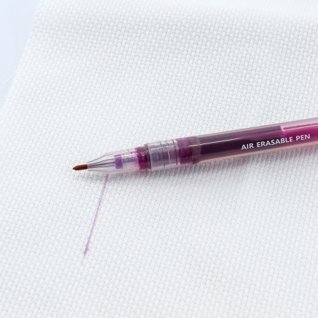 Маркер для разметки на ткани, линия 1 мм, цвет фиолетовый, исчезающий на воздухе. Арт 296                     