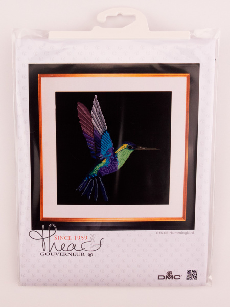 Набор для вышивания "Колибри", канва лен 32 ct, 31 х 36 см. Арт 616
