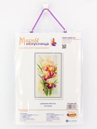 Набор для вышивания "Цветение ирисов". Арт 04.004.08
