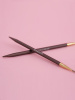 Спицы металлические круговые с удлиненным кончиком addiMystic Lace, №4,5, 80 см. Арт 706-2/4.5-80