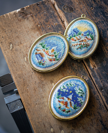 Набор для вышивания "Зимние деревни". Арт PN-0147905