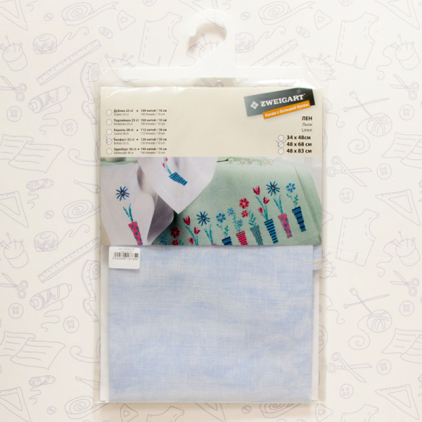 Канва в упаковке Vintage Belfast Linen 32 ct, 48 х 68 см, цвет №5139. Арт н3609/5139               