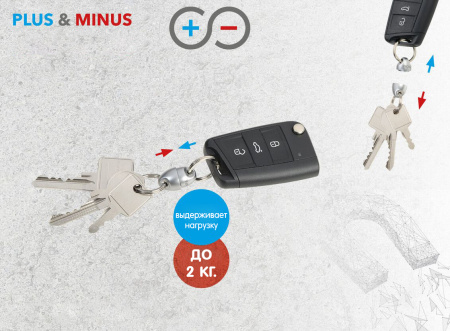 Брелок TROIKA "PLUS & MINUS". Арт KR21-12-MA