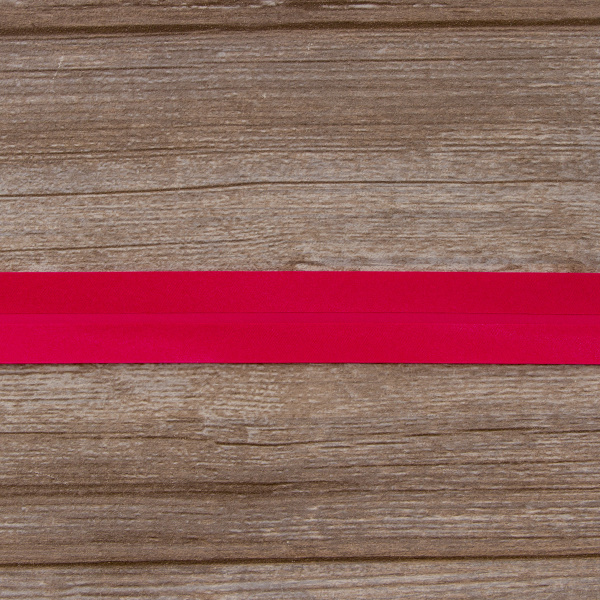 Косая бейка атласная 30 мм, 25 м, цвет 20, темно-розовый. Арт 6260-30мм-20            