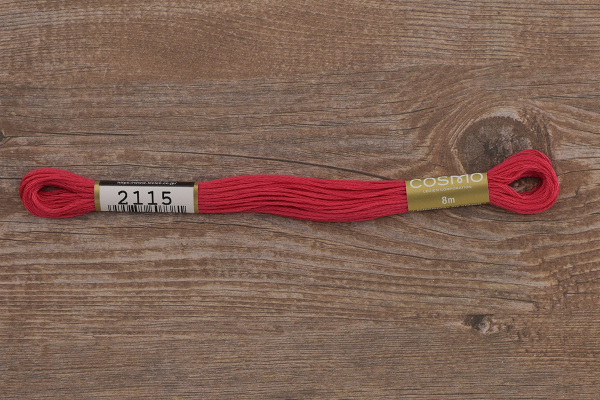 Мулине COSMO однотонный цвет  2115      . Арт 25-6/2115      