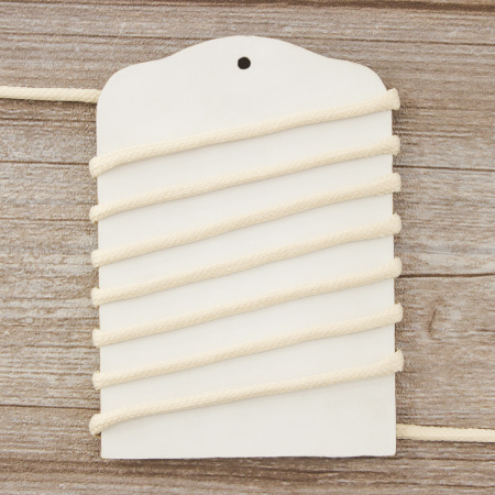 Шнур плетеный SPIRAL ( SAFISA), 4 мм, 25 м, цвет кремовый. Арт 25281-4-56