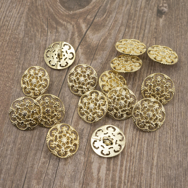 Пуговица DISBOTON, размер 28  цвет  C/ORO PAG.FRART.AA0584. Арт 3247628PAGF80D