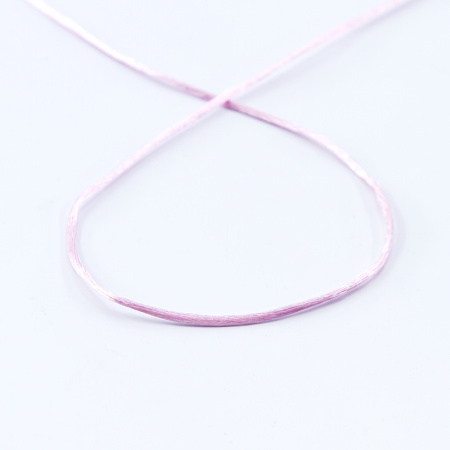 Шнур атласный SAFISA 1,5 мм, 25 м, цвет 05, розовый. Арт 470-05                  