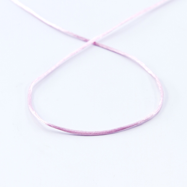 Шнур атласный SAFISA 1,5 мм, 25 м, цвет 05, розовый. Арт 470-05                  