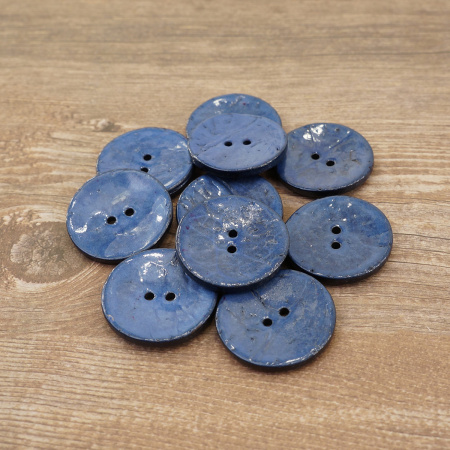 Пуговицы CONCEPT, размер 48, кокос, цвет COL.6 синий. Арт 1919H-048-COL.6
